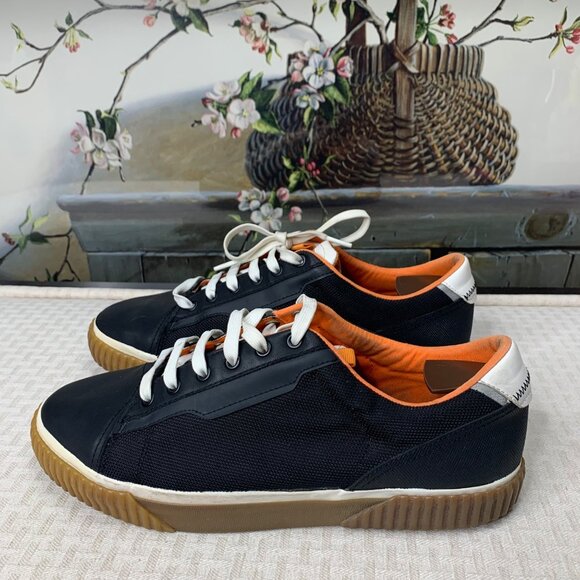 Zara Other - Zara Mens  Size 11.5 Black Constrasting Casual Sneakers With Gum Sole